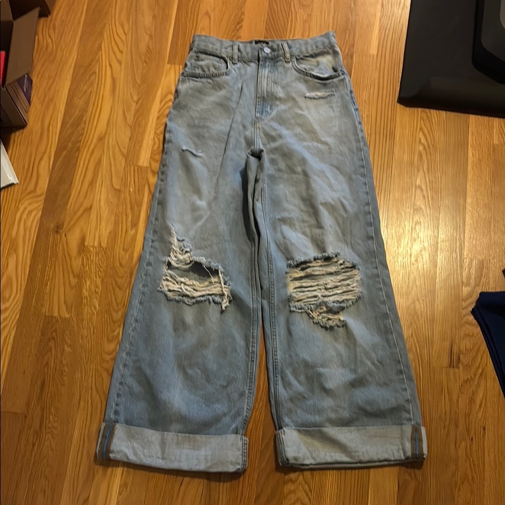 Women’s 27 Wide-Leg BDG Ripped Baggy Skater Jeans